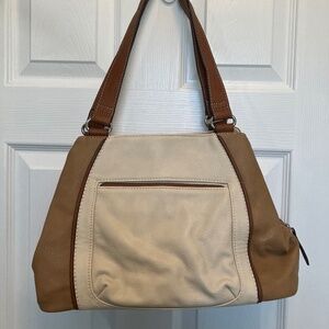 KGB Studio Brown & Tan Leather Purse